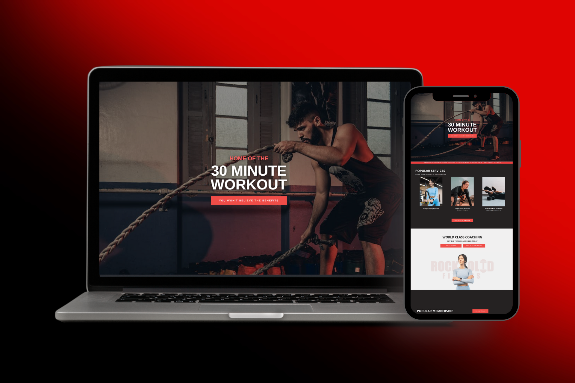 Gym Website